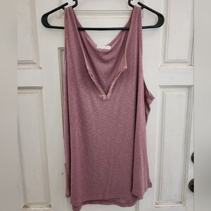 Maurices Dusty Rose Ribbed Top